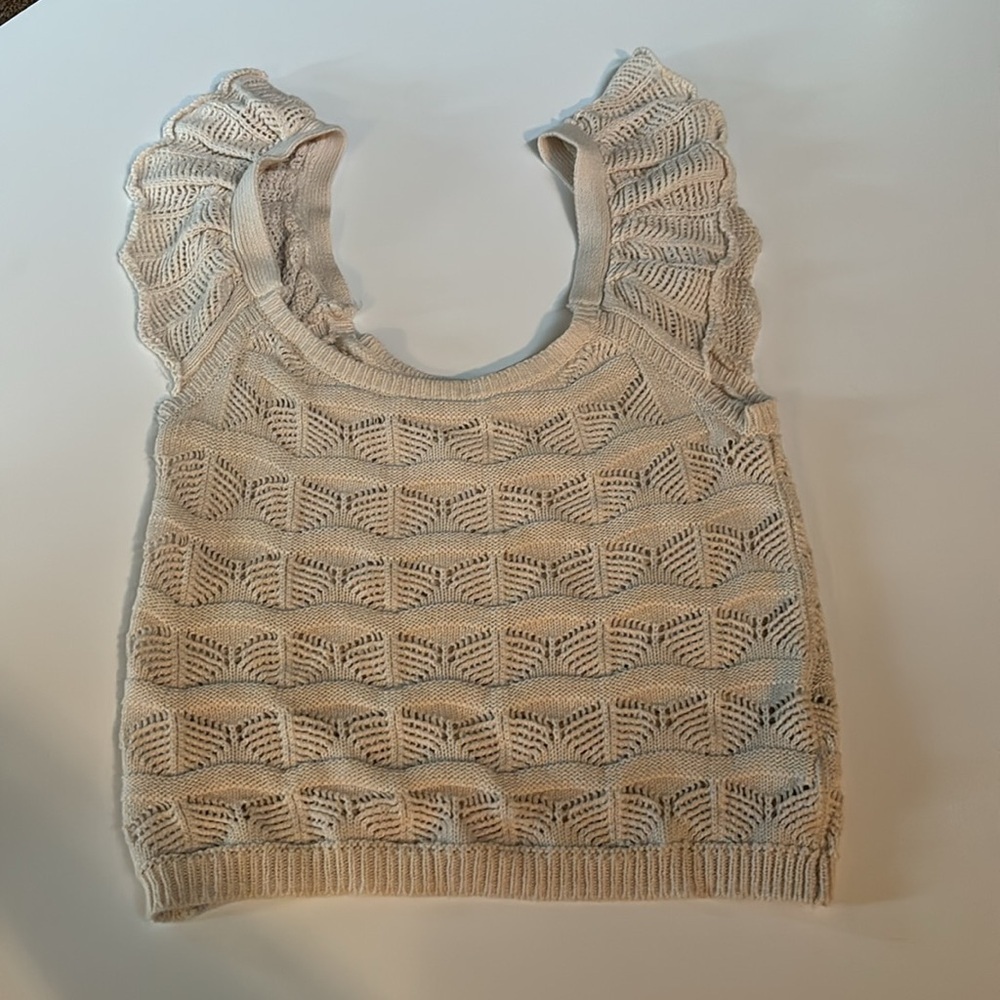 2/$30 Jessica Simpson Knit Boho Crop Top Size S